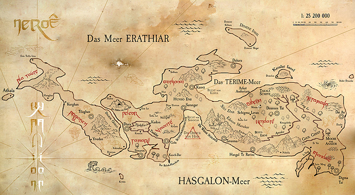 Kalion: Neroê - die Karte Kalion: Neroê - die Karte